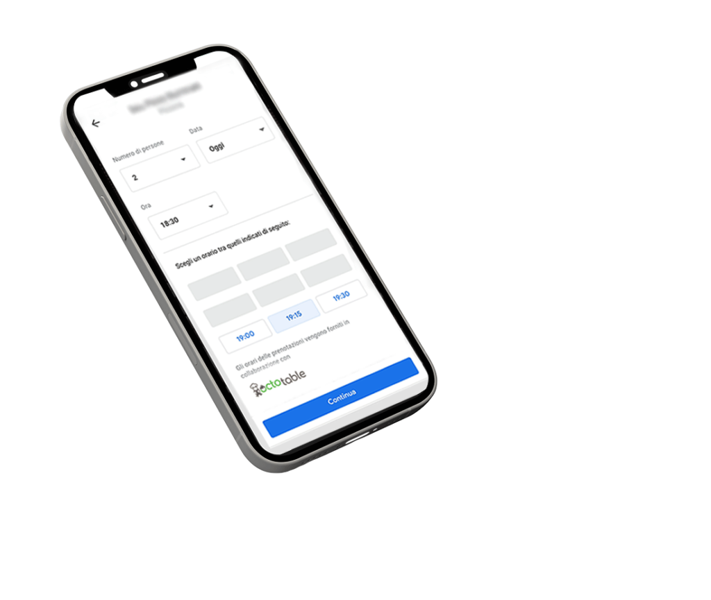 Réserver avec Google